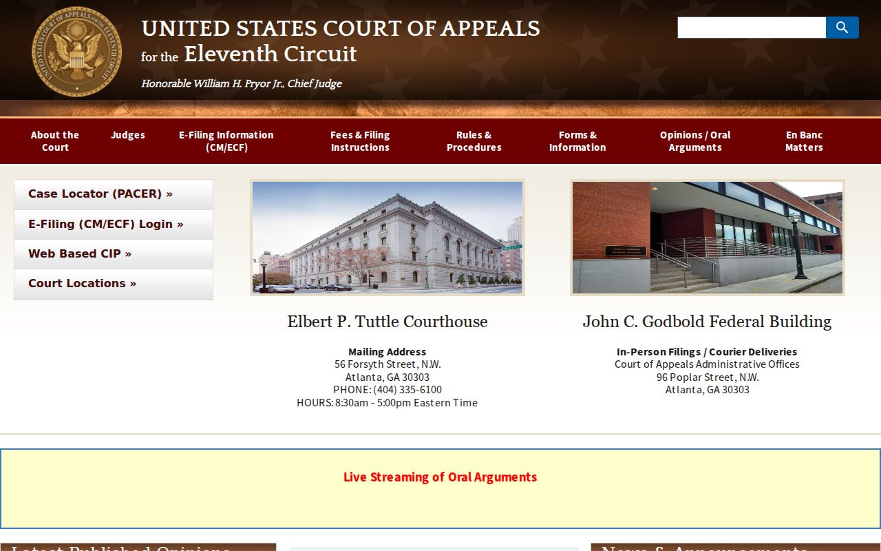 Colbert County Circuit Court records Eleventh Circuit appellate source