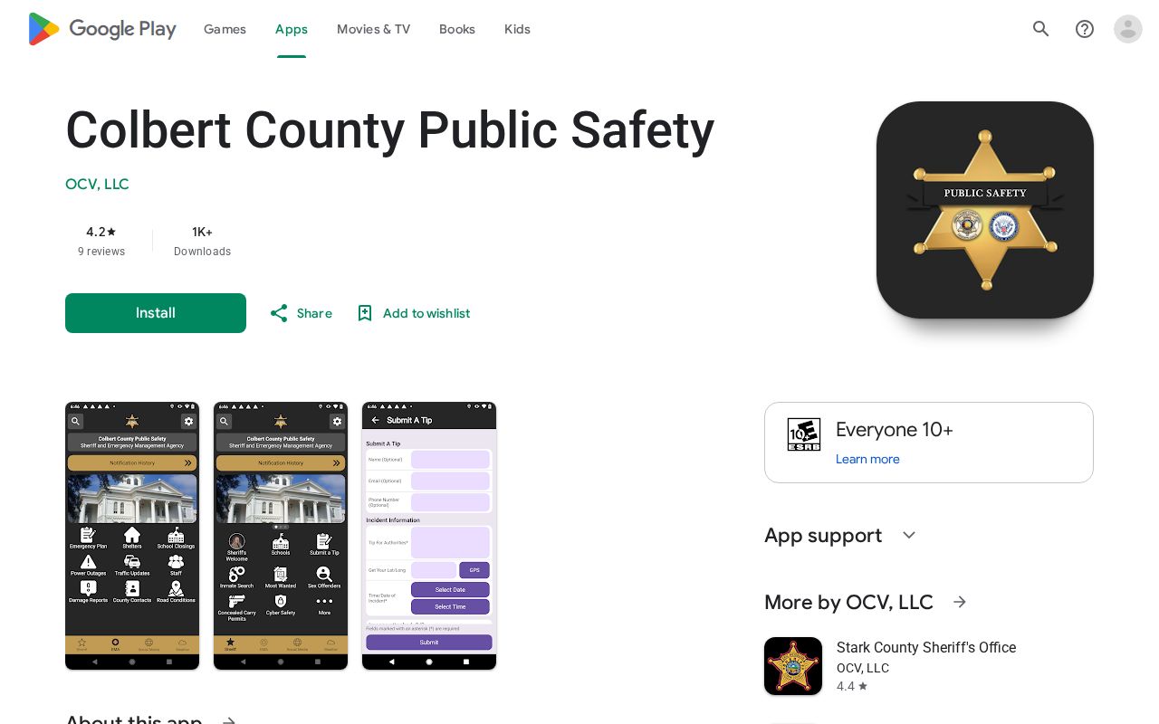 Colbert County probate records public safety Android app listing